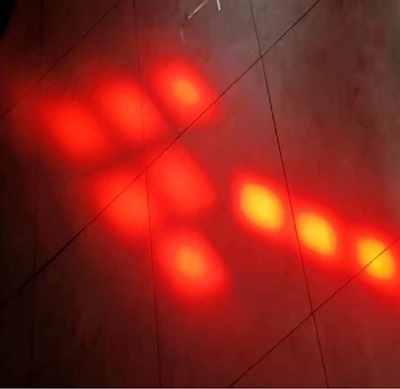 Dual-Color LED Arrow Safety Light For Warehouse Forklift Warning (Static/Dynamic)